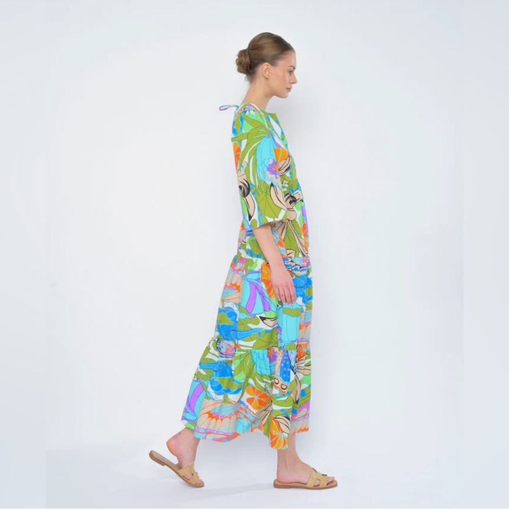 Colorful Floral Maxi Dress